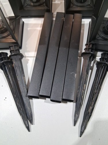 4PK naturally solar vintage style Led pathway light - 25lm - black (model: 1937955) image 5