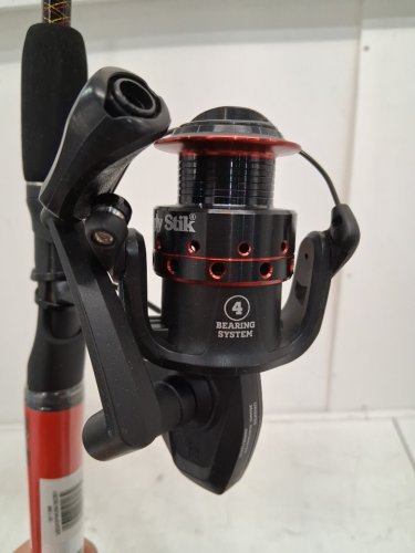 Ugly Stick Gx2 Spinning Combo Fishing Rod + reel - 6FT 6" Medium - Black/Red (Model: USGXSP662M) image 3