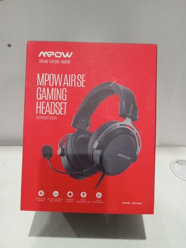 MPOW Air SE Wired Gaming Headset with noise cancelling mic - Black (Model: MPBH439AS) image 3