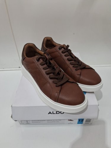 mens aldo court shoe - 12 - tan brown (style: 3322512) image 2