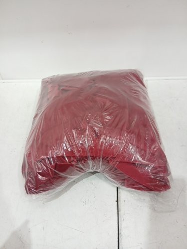 (1 panel) Shiny luxury Extra Long Light Blocking Velvet Curtains with rod pockets - 100" x 144" - ruby / red image 2