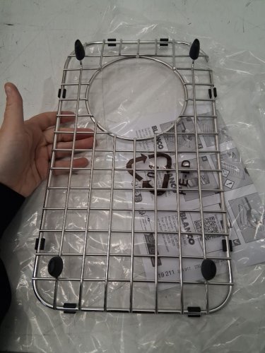BLANCO stainless steel wire bottom sink grid - 18 1/4" x 8 1/4" - silver image 3