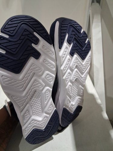 Men's Athletic Works Men's EZ On Walking Shoes - Size: 9 wide - navy/green (model: 50461710) image 3