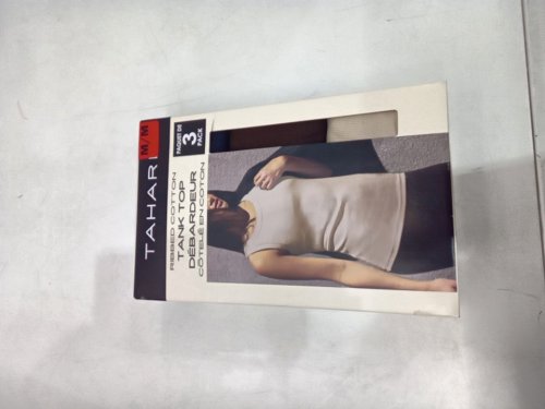 3PK WOMENS TAHARI RIBBED COTTON TANK TOP - medium - beige/brown (STYLE: 2988442) image 2
