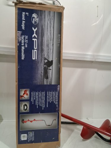BPS XPS Hand Ice Auger - 8" - Red/Black - (model: 321072002/xps02068) image 2
