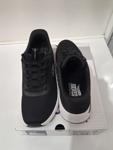 women's skechers ultra flex running shoes - size 7 - black image 2