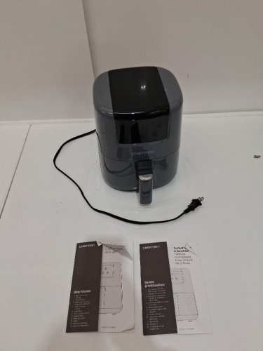 CHEFMAN MINI TURBOFRY TOUCH DIGITAL AIR FRYER - 2QT - GREY (MODEL:RJ38-2T-GREY) image 3