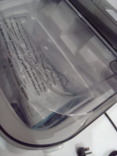 Euhomy Countertop Nugget Ice Maker - Makes 34lbs in a day - Black (Model: IM-12S / IM002-NBL-CAEH) image 6