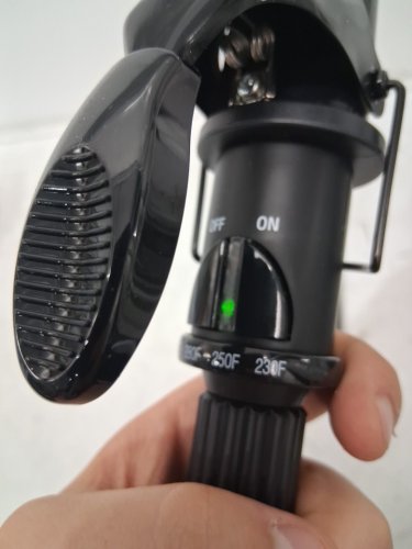 BABYLISS PRO CERAMIX XTREME 2 HEATERS, TEMP CONTROL UP TO 430°F, CURLING IRON - 1-1/2" - BLACK (MODEL: BABC150SNC) image 4