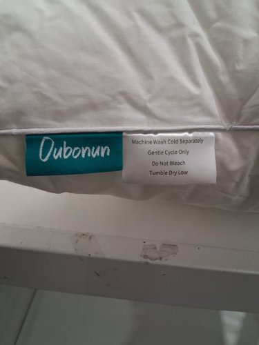 Oubonun Down Alternative Throw Pillow Insert - 28" x 28" - white image 3