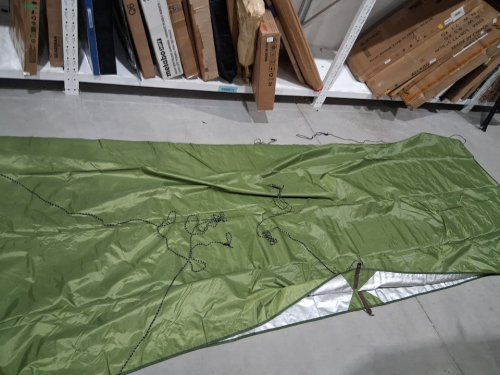 Reibeny Waterproof Camping Tarp with Poles - 13FT x 10FT - green image 4