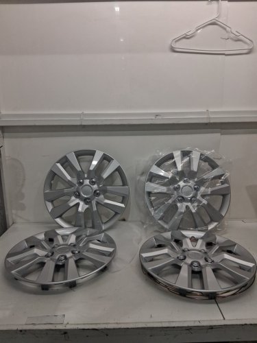 4pc BDK Wheel Rim Cover Hubcaps OEM Style - 16" - silver (model : kt1049-16s/l) image 3