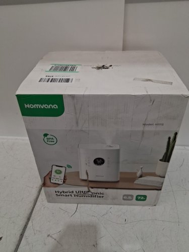 HOMVANA ULTRASONIC WARM & COOL MIST HYYBRID SMART HUMIDIFIER WITH WIFI APP CONNECTION & AROMA TRAY - 6.5L / 861SQ.FT COVERAGE - WHITE/BLACK (MODEL: H111S) image 2