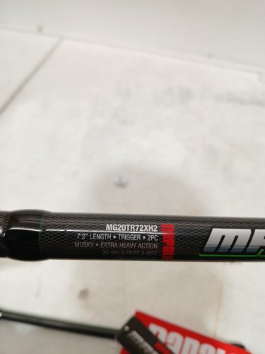 RAPALA magnum musky casting fishing rod - 7ft 2" - black/cork (model: mg20tr72xh2) image 5