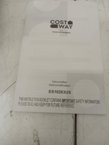 Costway Dehumidifier with 5 ModES - 4500 Sq. Ft - 6.5L - 115V - 400W - WHITE ( MODEL- ES10263US-WH) image 12