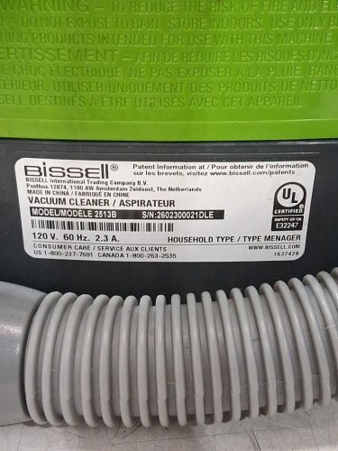 BISSELL LITTLE GREEN PROHEAT PORTABLE DEEP CLEANER/SPOT CLEANER WITH SELF-CLEANING HYDRORInSE TOOL - GREEN/GREY (MODEL : 2513B / 2513n) image 6