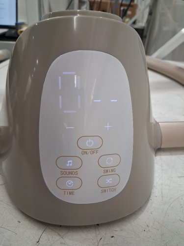 Safety 1st Amherst baby Swing with bluetooth with digital touch screen & remote control - Santorini Light/cream/white (model: 53043CSAT) image 6