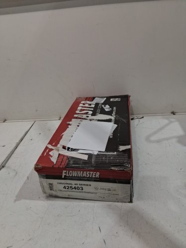 FLOWMASTER 40 Series Original Aluminized Steel Chambered Muffler - 2.5" inlet/outlet - black (model: 425403) image 2