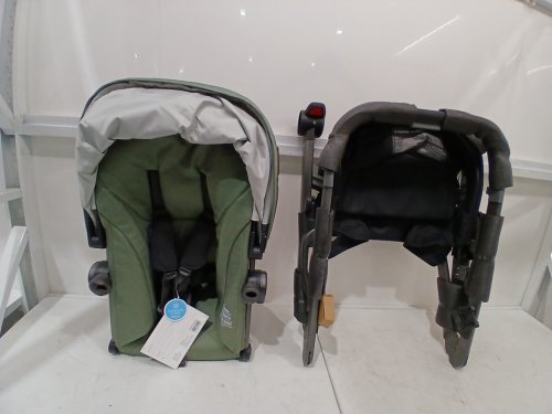 UPPAbaby Vista V3 CONVERTABLE 30+ configurations Single-to-Double Stroller System with bug/rain shield & storage bag - 50lbs max - evelyn/meadow green - (MODEL: 0303-VSO-NA-EVE) image 7