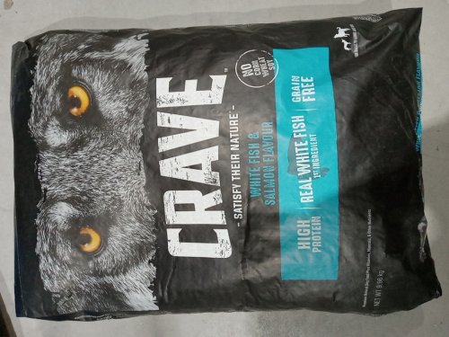 *Expired* Crave High Protein Grain Free Dry Dog Food - 9.86kg - White Fish and Salmon image 2