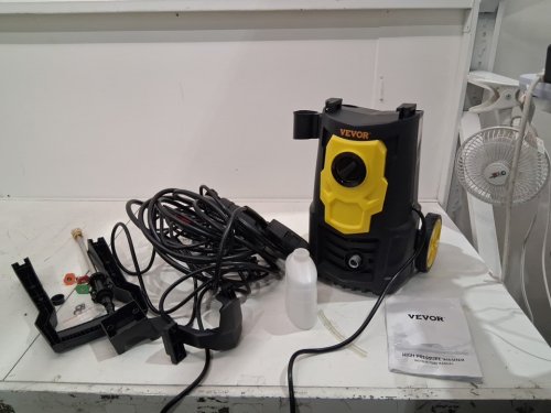 Electric Pressure Washer with 5 Quick Connect Nozzles & Foam Cannon - 2000 PSI Max - 1.76 GPM - 1500w - 30FT hose - yellow and black (model: hrt03s) image 3