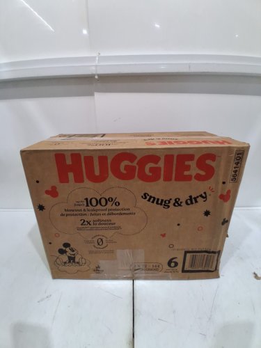 144PK HUGGIES SNUG AND DRY BABY DIAPERS - SIZE 6 - MICKEY MOUSE image 2