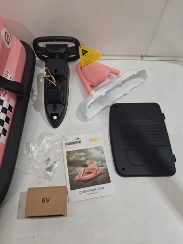 ELECTRIC Battery Powered Ride on BumpER CAR - 1-5Y - 6V - PINK (MODEL: AHL003) image 6