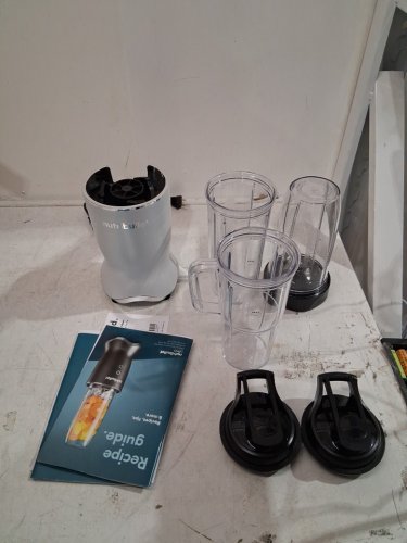 nutribullet ultra touch control personal blender - 900ml 1200w - pearl white (MODEL: NB-500) image 3