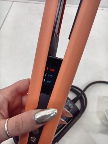 dyson airstrait wet to dry hair straightener - LIMITED EDITION APRICOT/ TOPAZ  (model: ht01) image 10