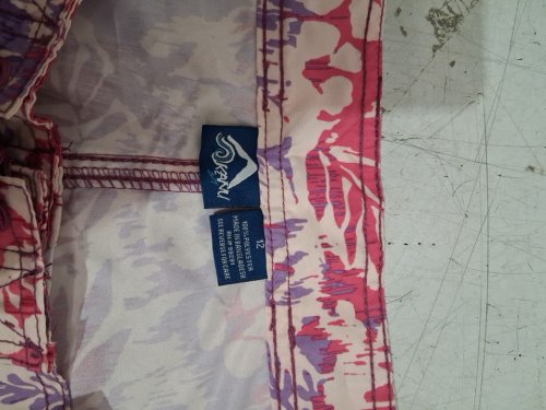 women's kanu surf onceaside boardshort - size 12 - pink/purple/white (model : 1590) image 4