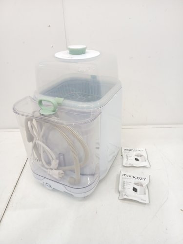 MOMCOZY KLEANPAL PRO BABY BOTTLE WASHER, STERILIZER & DRYER COMBO - HOLDS 4 BOTTLES - GREEN/WHITE (MODEL: BS03) image 6