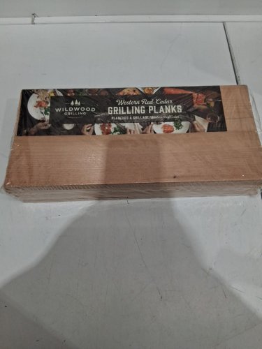 7pk Wildwood grilling western red cedar grilling planks - 15" x 7" (model: 1302808) image 2