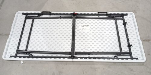 Star Elite Commercial Grade Folding Table with Handle - 6ft - white image 4
