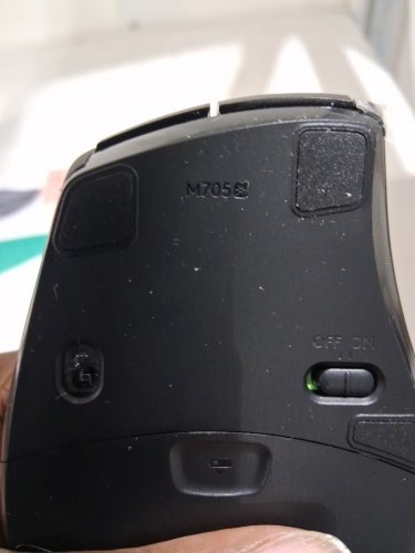 LOGITECH M705 MARATHON WIRELESS MOUSE WITH 5 PROGRAMMABLE BUTTONS, - 2.4 GHZ USB UNIFYING RECEIVER - BLACK (MODEL:‎ M-R0073) image 4