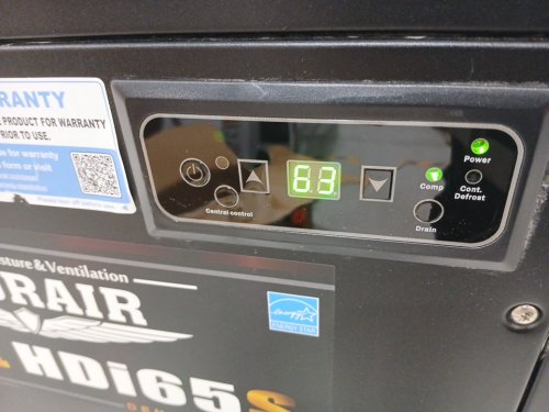 ALORAIR SENTINEL SERIES BASEMENT/CRAWLSPACE COMMERCIAL DEHUMIDIFIER WITH PUMP AND HOSE - (MODEL: HDI65S) image 4
