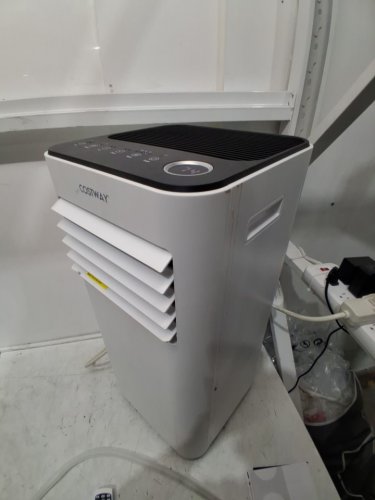COSTWAY Portable Air Conditioner, with Fan & Dehumidifier Mode, Quiet AC Unit with Sleep Mode - 8000 BTU - WHITE (MODEL: FP10263US) image 4
