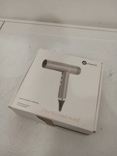 3PC slopehill professional Hair Dryer with Unique Brushless Motor - White (model: 2001) image 2