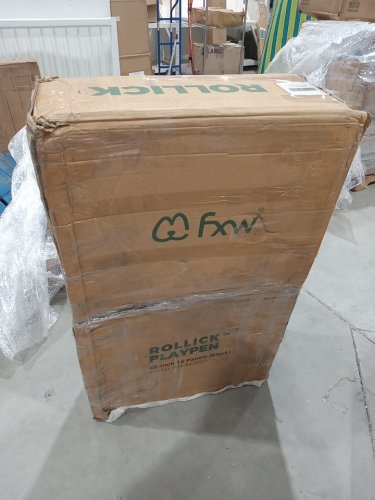 FXW Rollick Unleashed Dog Playpen 45" - 16-panels - black (model: 121-4516-bk-23v11) image 3