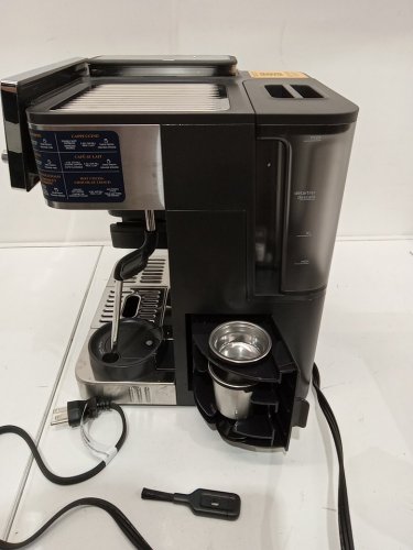 Ninja luxe café 3-in-1 Espresso Machine - Drip Coffee Maker and Rapid Cold Brew, Integrated Grinder, Assisted Tamper, Hands-Free Frother - grey (model: ES601C) image 9