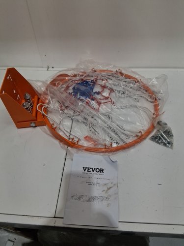 indoor/outdoor heavy duty integrated wall mounted standard basketball hoop - 18" - orange (model: b016b) image 3