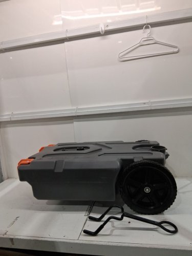 Camco Rhino Heavy Duty Portable RV Waste Holding Septic Tank with Hose and Accessories, Durable Leak Free and Odorless RV Tote Tank- 21gal/79.5l- grey - (MODEL: 39002) image 12