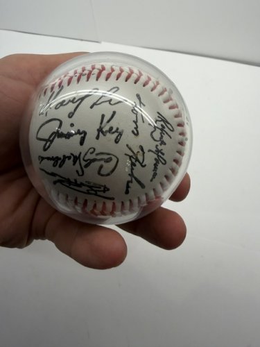 3 ASSTD MULTIPLE FASCMILE SIGNED BASEBALLS image 2