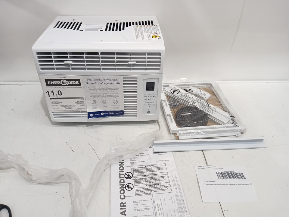 GE Appliances Electronic Window Air Conditioner for Small Rooms - 250 sq ft. - WHITE (MODEL: AWCS06BWF ) image 4