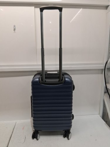 AMAZONBASICS HARDSIDE CARRY ON expandable SPINNER TRAVEL LUGGAGE SUITCASE - 21" - NAVY BLUE image 4
