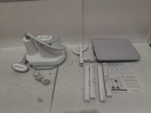 Rowenta Steamer for Clothes with Ironing board - 47 oz. - 1800W - White/Grey (Model: IS3250U1) image 4