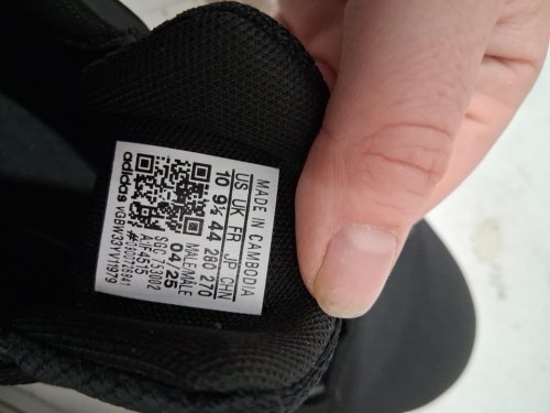 Men's Adidas VS Pace 2.0 Running Shoe - Size 10 - Black (Style: 1904190) image 4