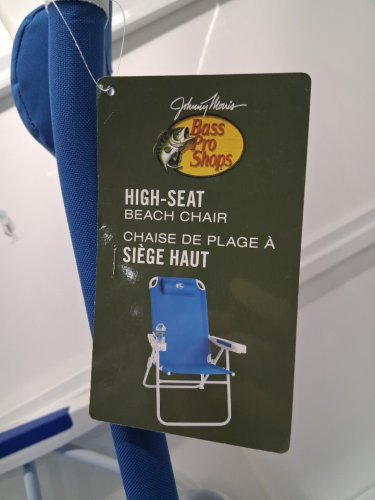 BPS High Seat Beach Chair - 300LBS MAX - Island Blue (model: ac1238B) image 4