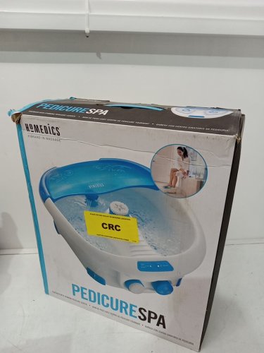 HoMedics Pedicure Spa Footbath with Heat and 3 attachments - Blue / White (Model: FB-300C) image 2