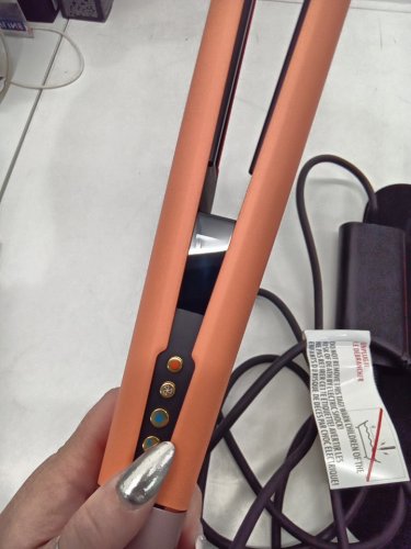 dyson airstrait wet to dry hair straightener - LIMITED EDITION APRICOT/ TOPAZ  (model: ht01) image 6