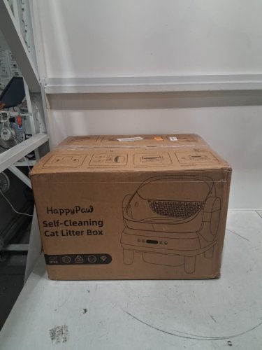 HAPPYPAW SELF-CLEANING CAT LITTER BOX - WHITE/GREY (MODEL: ACC-25-03) image 2